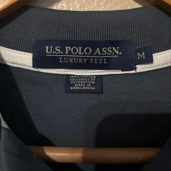 U.S. Polo Assn. Men's Navy Polo Shirt - Picture 3 of 4
